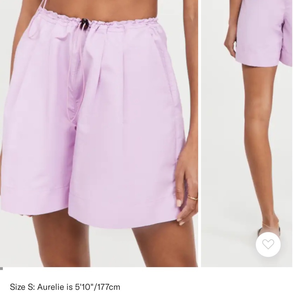 NWT staud coconut shorts